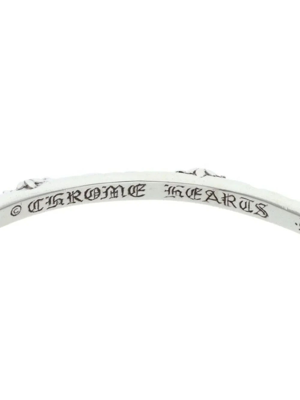 Chrome Hearts Bangle Sbt Band Silver Bracelet